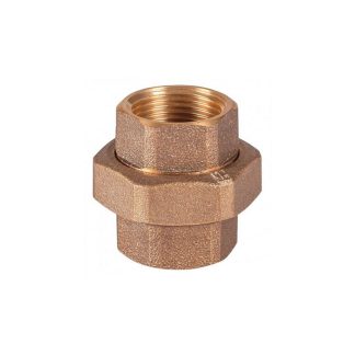 Union femelle de 1/2" à 4" Siège conique avec joint torique en bronze