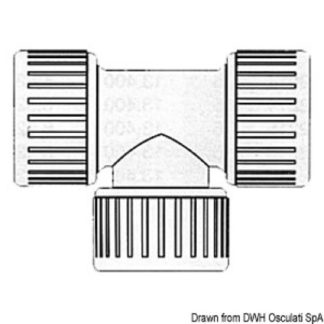 RACCORDO A T 1/2" HYDROFIX