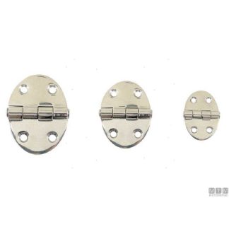 CERNIERA OVAL STD 78X56MM INOX<