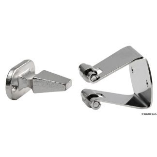 BUTÉE DE PORTE À ROULEAU INOX 37X29 MM