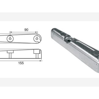 Anodo Arneson FD-3/A FD-3/AL  in Alluminio NC034A FONP