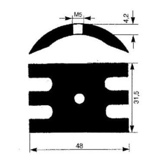 CAMMA POMPA DI RAFFREDD. L48 H31,5