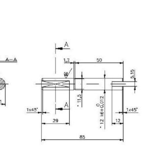 ALBERO POMPA F4B8-01-45069
