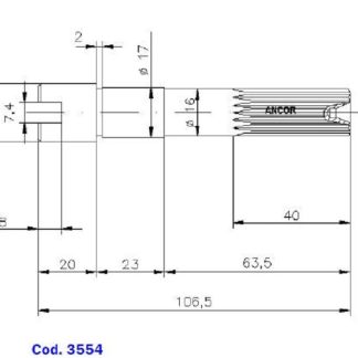 ALBERO POMPA JH.10-24127