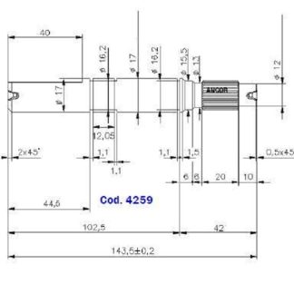 ALBERO POMPA PM 35