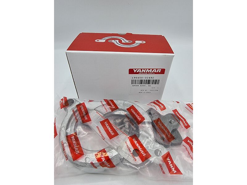 ZINCO SD KIT ANELLO 2 PZ ALLUMINIO 19642002652 = 19645002491 196450-02492 Yanmar