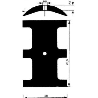 CAMMA L=75.5 SP. 6.3