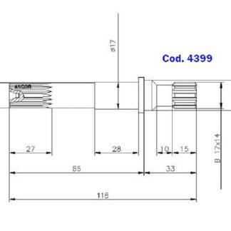 ALBERO POMPA ST 157