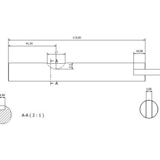 ALBERO PER POMPA JH 10-32058-1