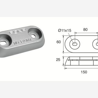 Anodo in Zinco FX-2V NC021 FONP