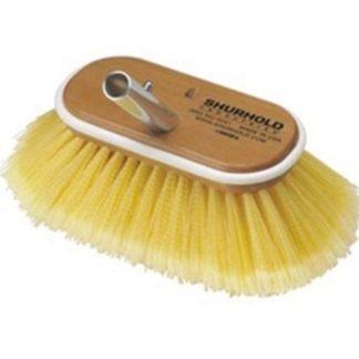 Spazzola ovale con fibre morbide in poliestere giallo