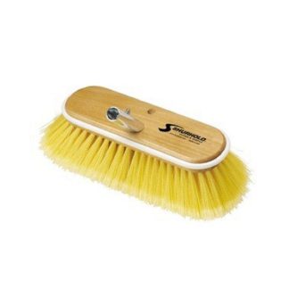 Spazzola ovale big con fibre morbide in poliestere giallo