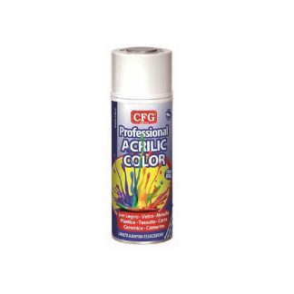 Émail Acrylique Blanc Brillant - Spray 400 ml
