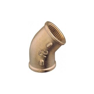 Coude à 45° FF - Laiton 3/8" à 4" - 3/8"